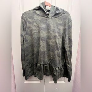 Jane and Delancey camouflage hoodie